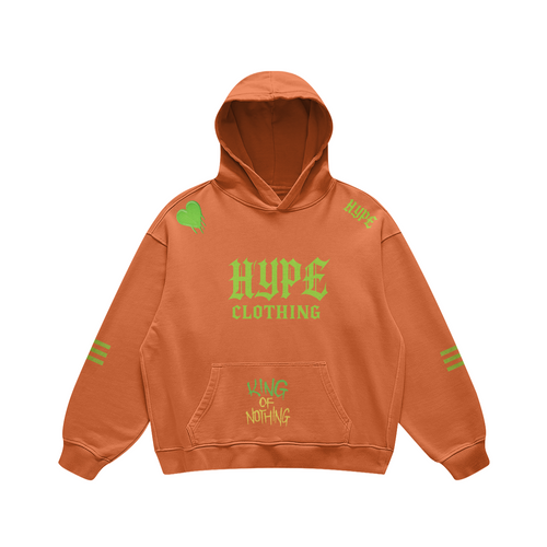 HYPE KING Hoodie – Orange Reign Edition