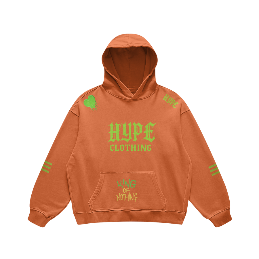 HYPE KING Hoodie – Orange Reign Edition
