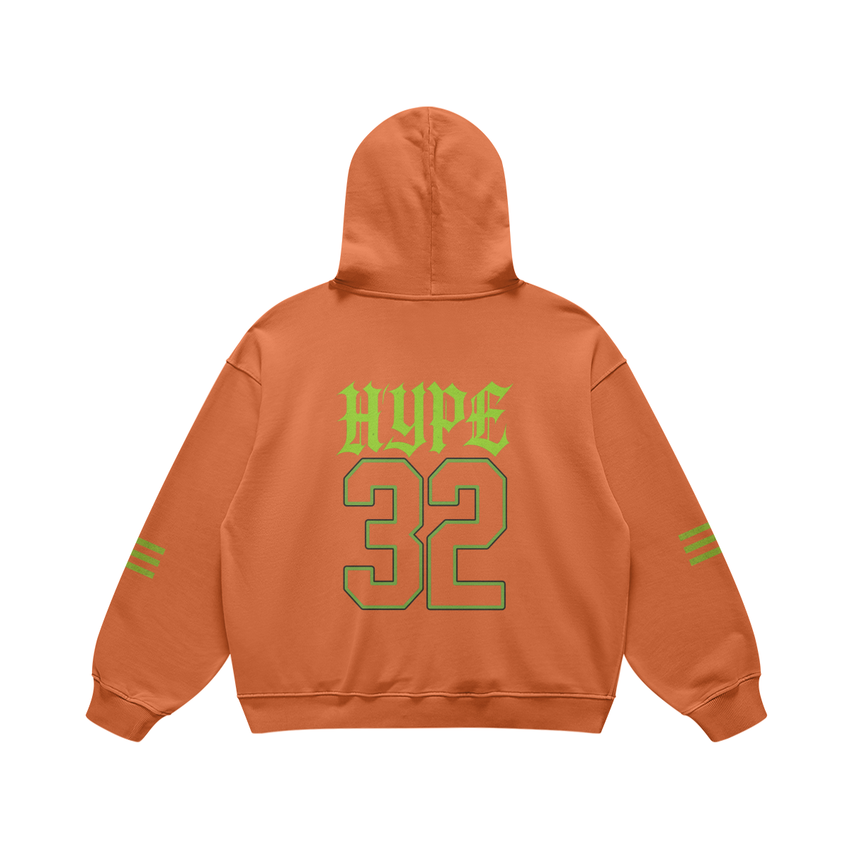 HYPE KING Hoodie – Orange Reign Edition - Copper Red / S