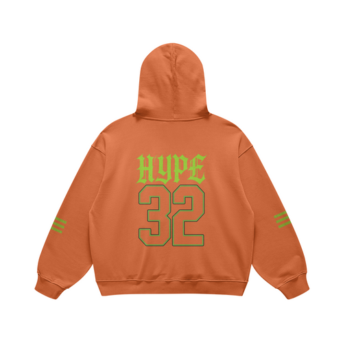 HYPE KING Hoodie – Orange Reign Edition - Copper Red / S — hover