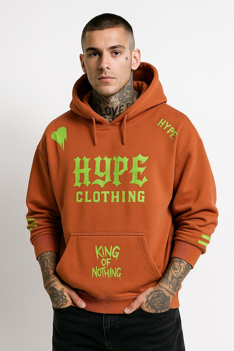 HYPE KING Hoodie – Orange Reign Edition