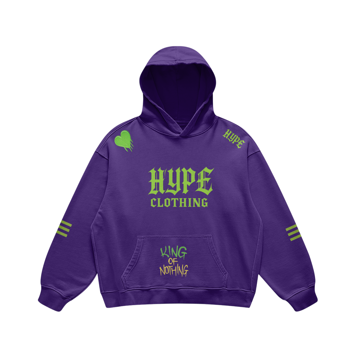 HYPE KING Hoodie – Purple Reign Edition
