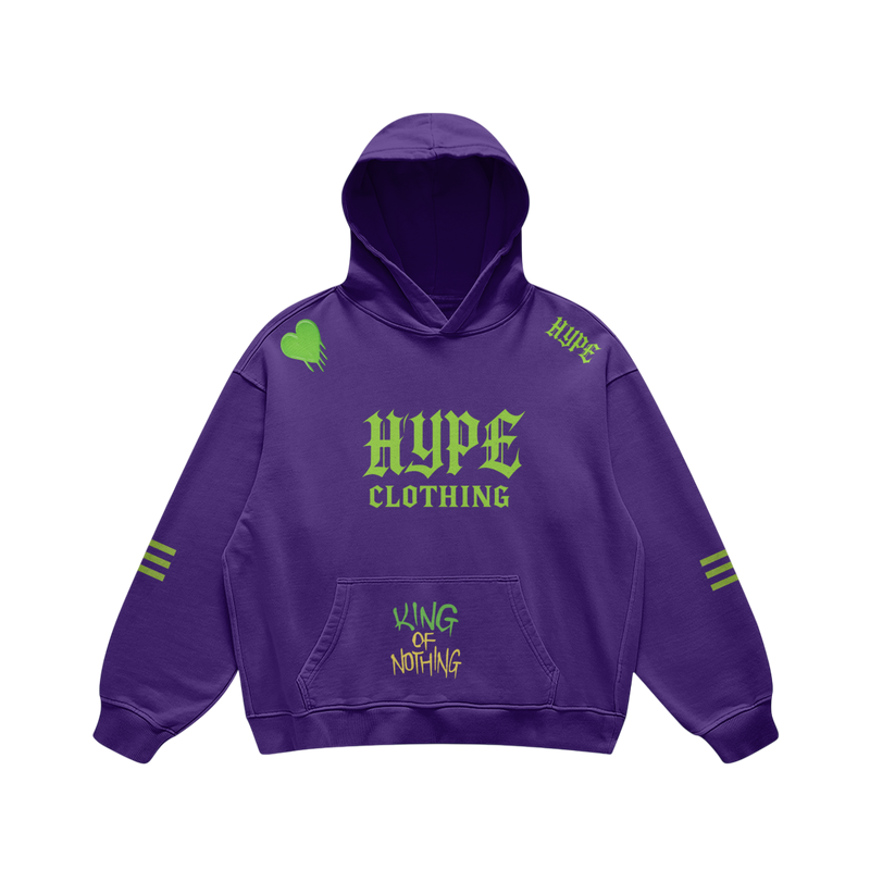 HYPE KING Hoodie – Purple Reign Edition