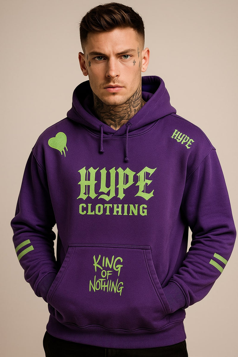 HYPE KING Hoodie – Purple Reign Edition