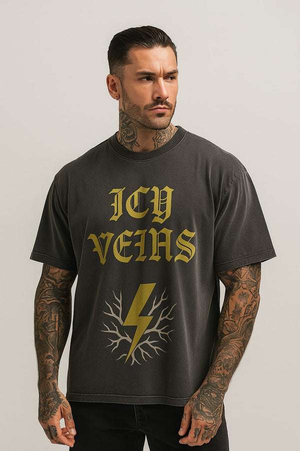Icy Veins Graphic Tee - Black