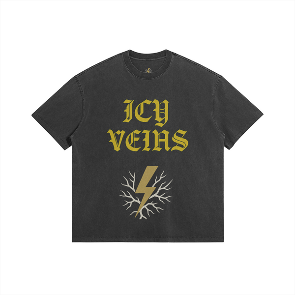 Icy Veins Graphic Tee - Black - Dark Gray / XS — hover