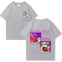 Kanye West Graduation Album Graphic Tee - gray / XL