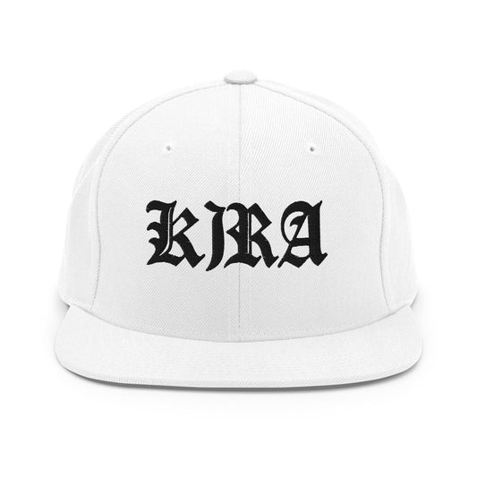 KIRA Streetwear White Snapback Hat - White / One size