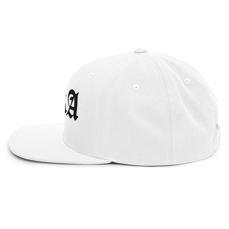 KIRA Streetwear White Snapback Hat