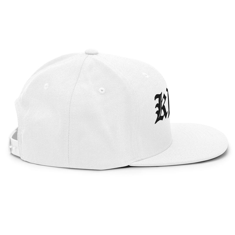 KIRA Streetwear White Snapback Hat