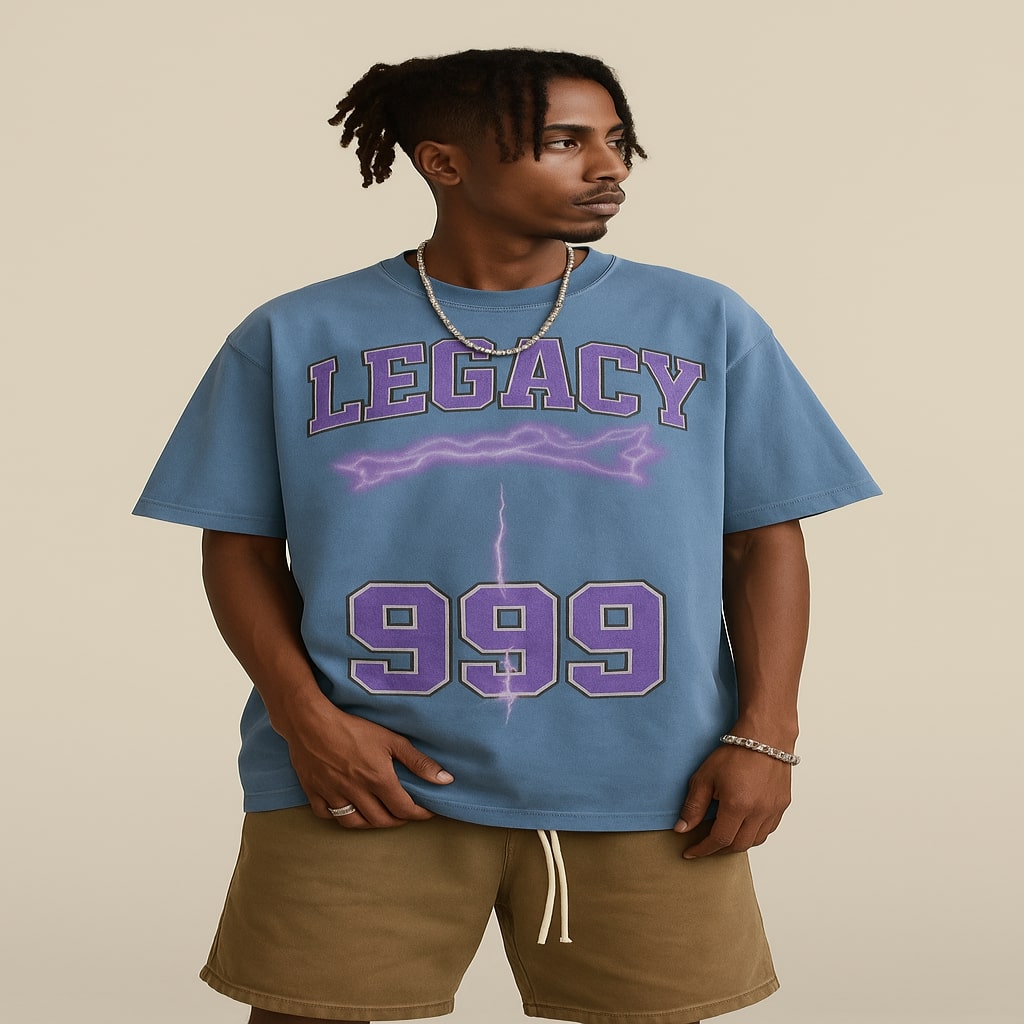 Legacy Lightning 999 Graphic Tee - Blue