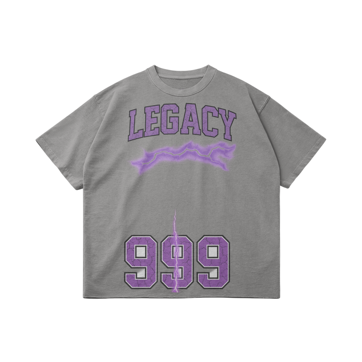 Legacy Lightning 999 Graphic Tee - Grey