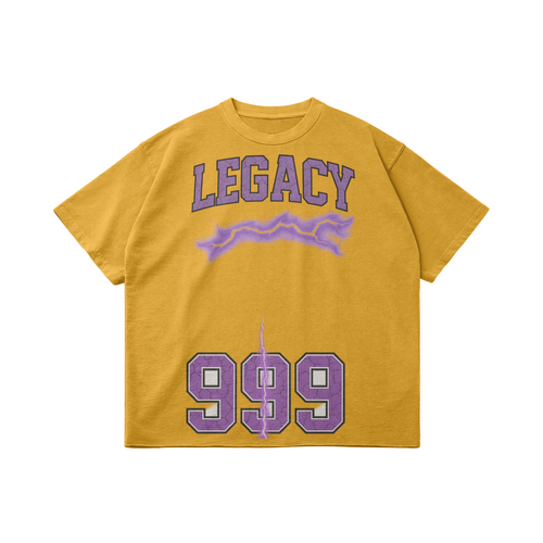 Legacy Lightning 999 Graphic Tee - Yellow - Vintage Yellow / S
