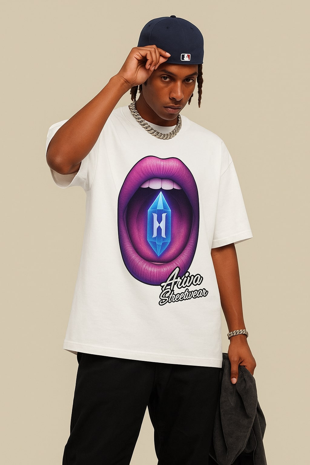 Loud Mouth Crystal Drop Graphic Tee