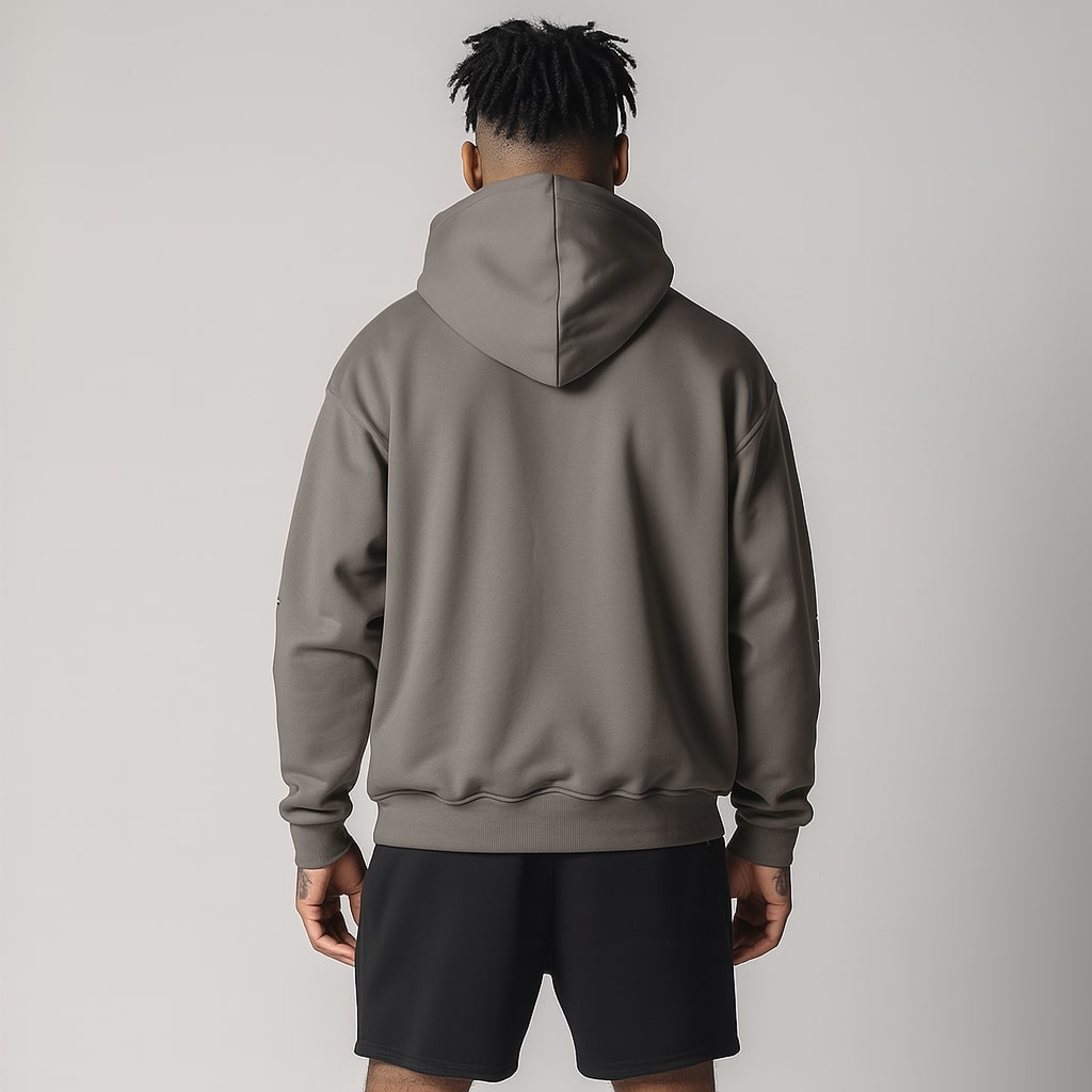 LOYALTY OVER Pullover Hoodies Oversized - Friar Gray