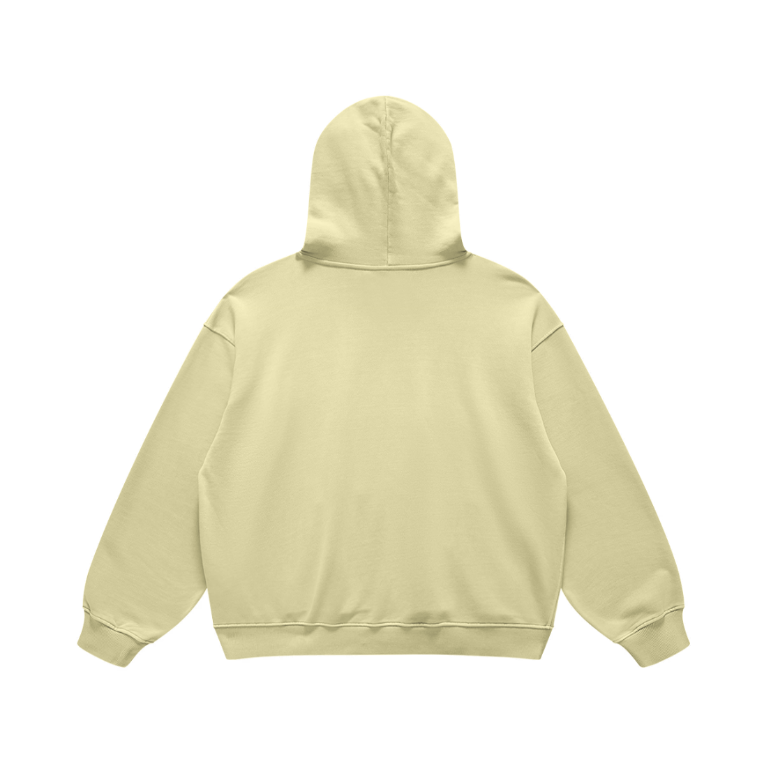 LOYALTY OVER Pullover Hoodies Oversized - Spring Beige