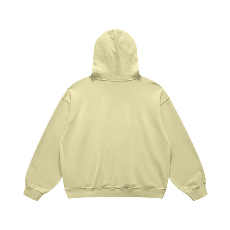 LOYALTY OVER Pullover Hoodies Oversized - Spring Beige