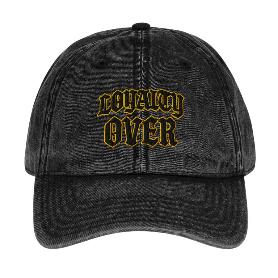 Loyalty Over Vintage Dad Cap - Black