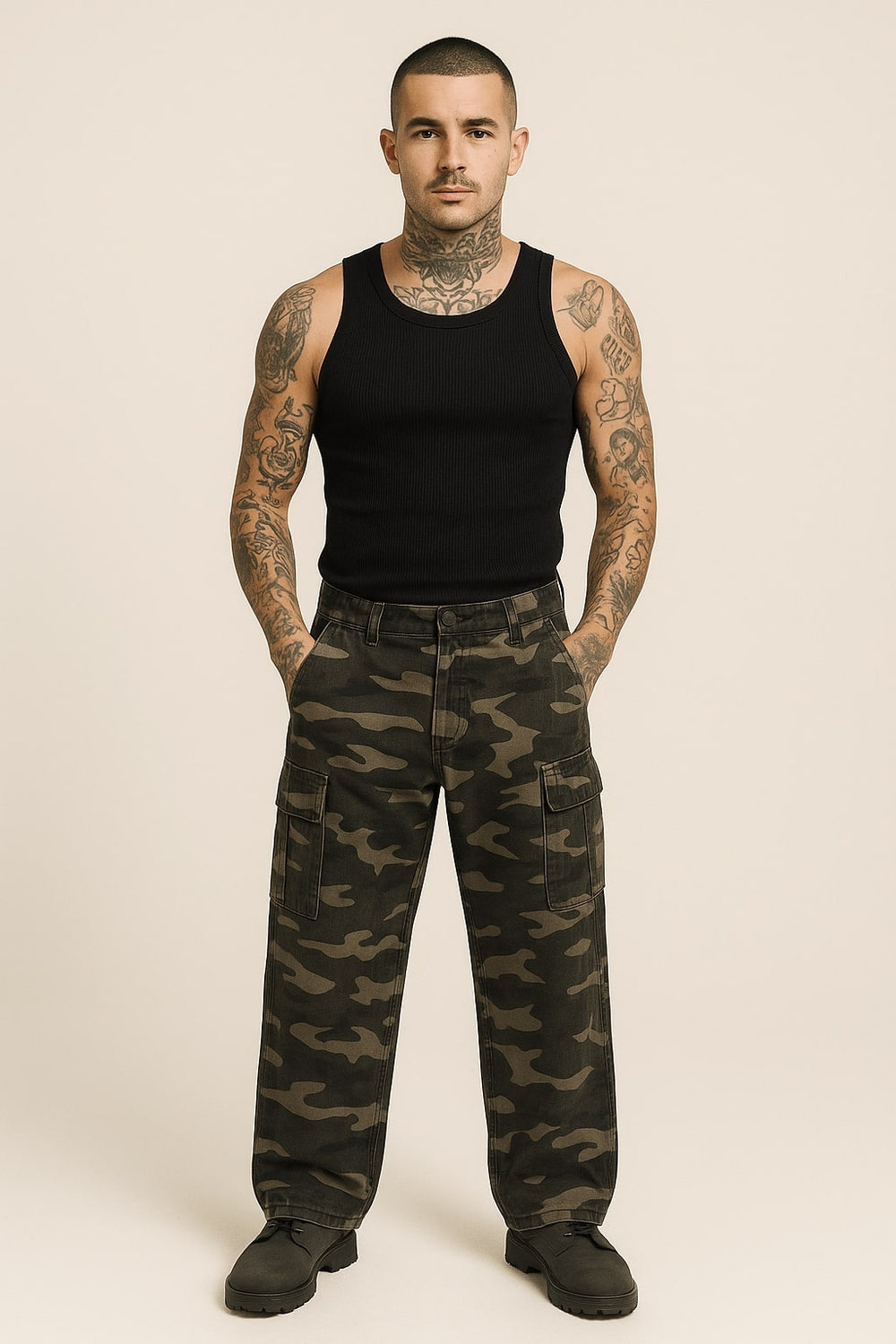 mens camo cargo pants
