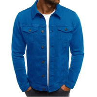 Men’s Classic Denim Jacket in blue, a versatile and timeless denim jacket style