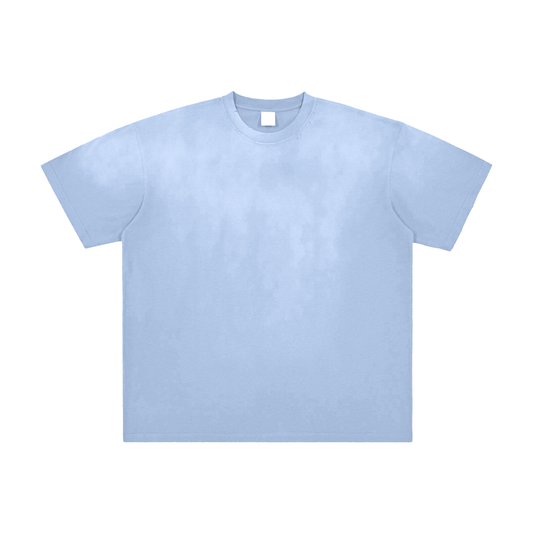 Light blue Men’s Classic Fit Cotton Vintage T-Shirt displayed for stylish comfort