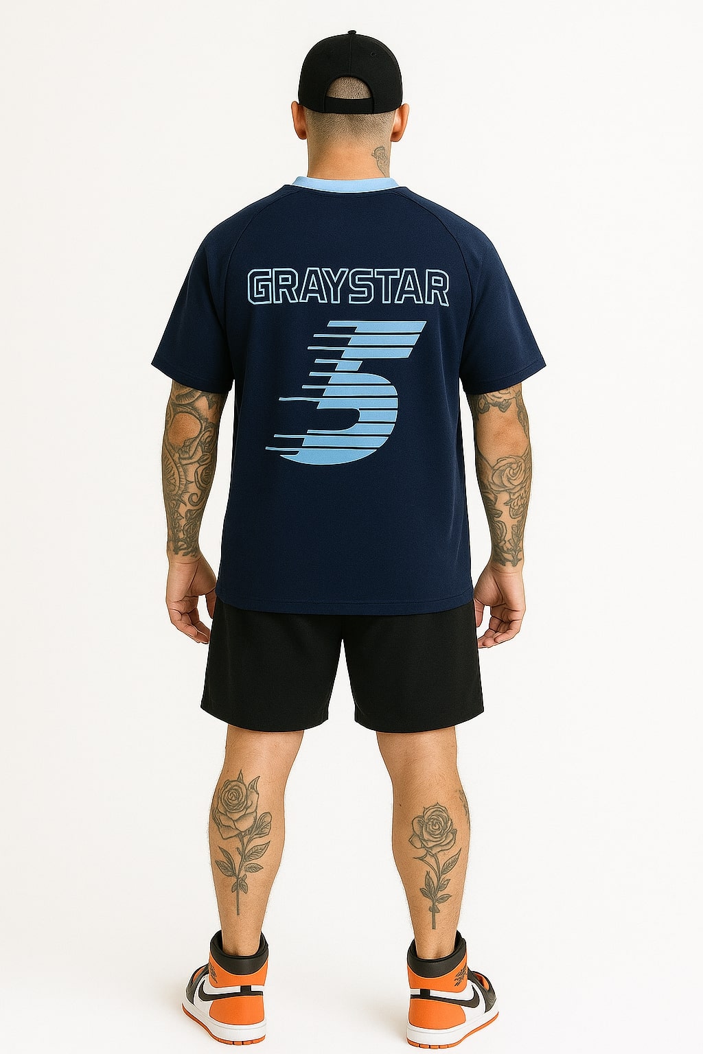 Men’s Dark Blue Soccer Jersey