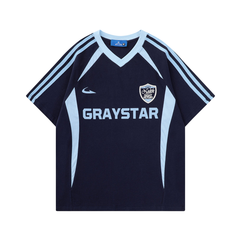 Men’s Dark Blue Soccer Jersey - Blue / L