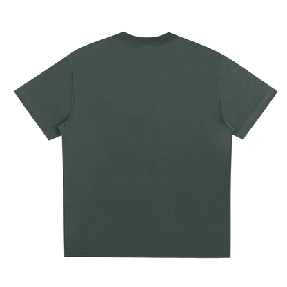 Dark green t-shirt from Men’s Green Relaxed Cotton collection, perfect for casual wear