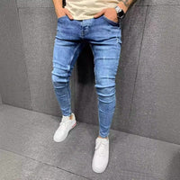 Men’s Skinny Distressed Jeans - Men’s Jeans