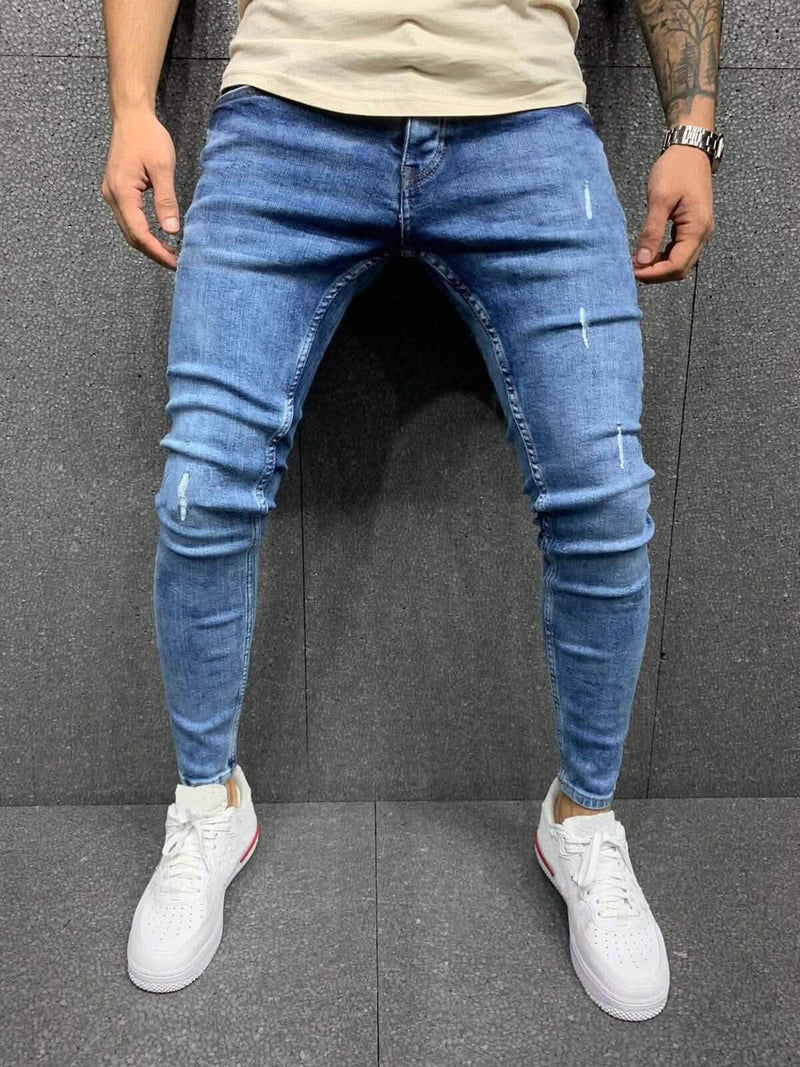 Men's Skinny Distressed Jeans