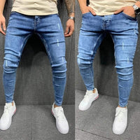 Men’s Skinny Distressed Jeans - Men’s Jeans
