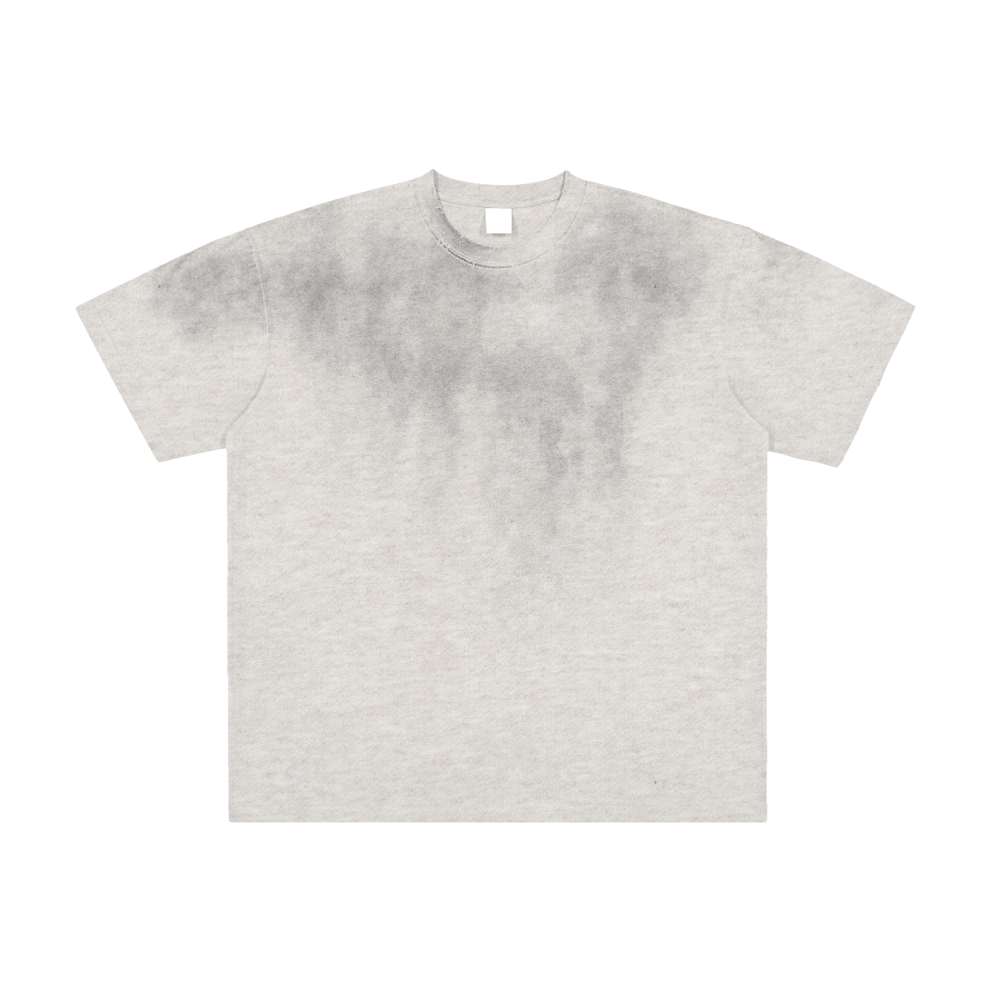 Gray tie-dye Men’s Smoke Wash T-Shirt in relaxed fit for ultimate comfort and style