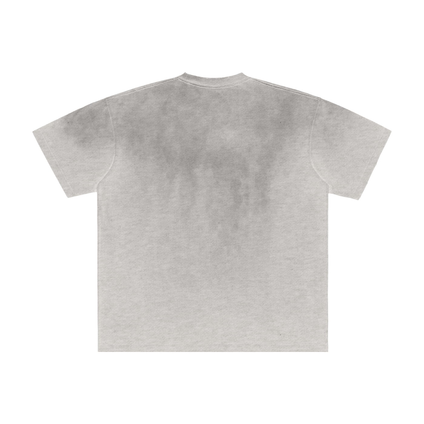 Gray tie-dye Men’s Smoke Wash T-Shirt in relaxed fit for stylish comfort