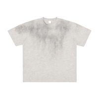 Gray tie-dye Men’s Smoke Wash T-Shirt with relaxed fit for casual style