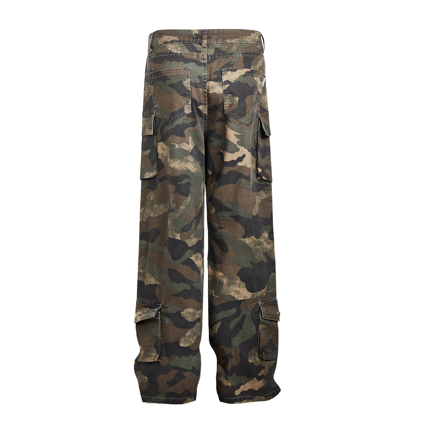 Men's Streetwear Camo Cargo Jogger Pants