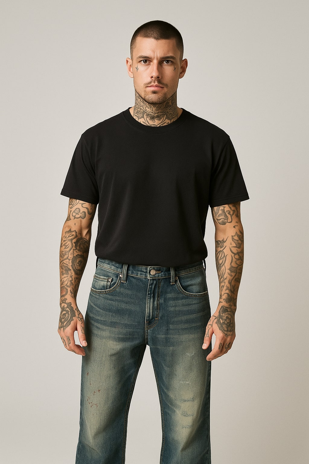 Men's Vintage Streetwear Jeans