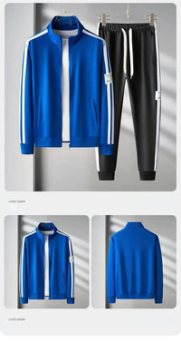 Men’s Zip-Up Tracksuit Set - Men’s Outfit Sets