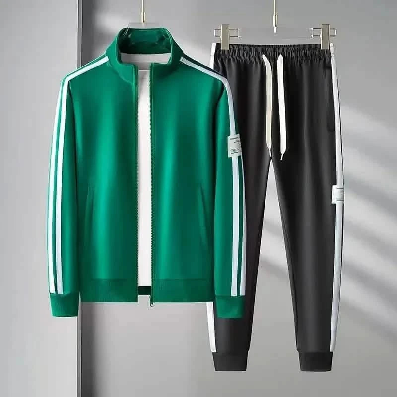 Men’s Zip-Up Tracksuit Set - Men’s Outfit Sets