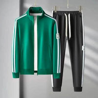 Men’s Zip-Up Tracksuit Set - Men’s Outfit Sets