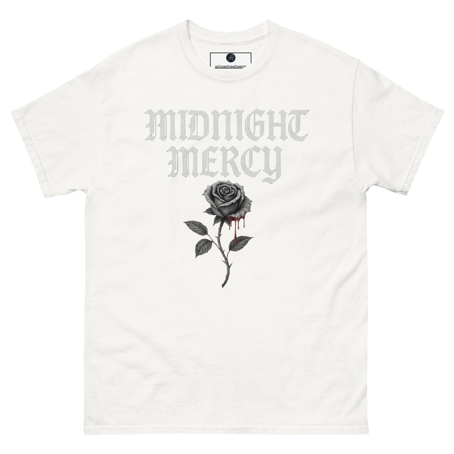 Midnight Mercy Gothic Rose T-shirt