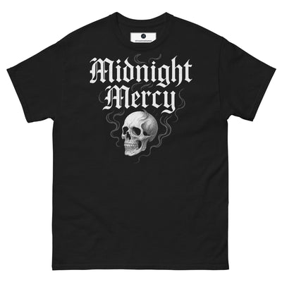 Midnight Mercy Skull Tee - Black - S