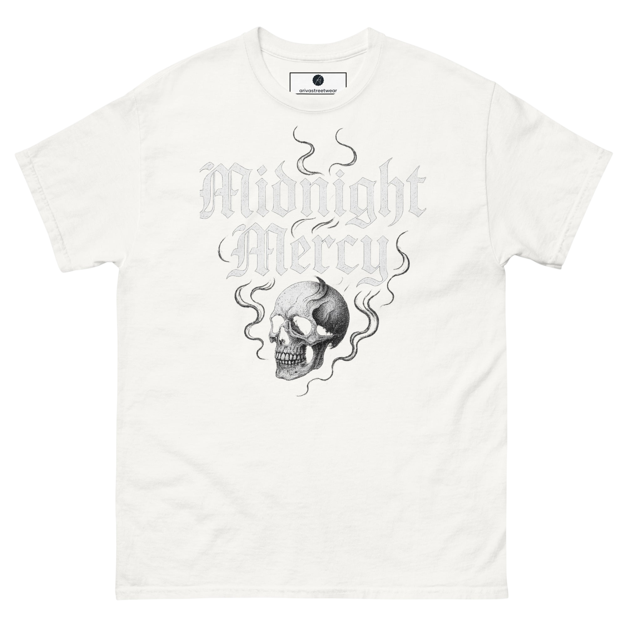Midnight Mercy Skull Tee - S