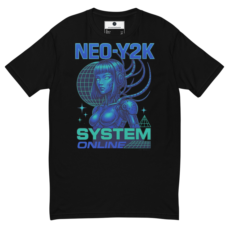 Neo-Y2K Cyberpunk Bot-tröja