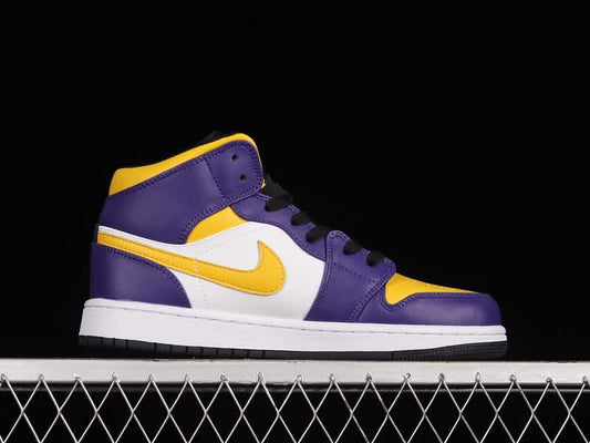 Nike Air Jordan 1 - Los Angeles Lakers - Purple / 36