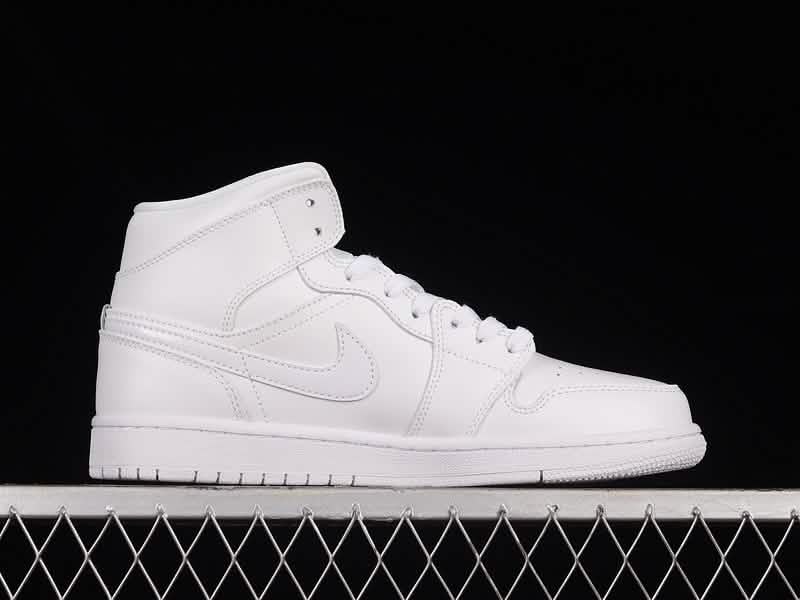 Nike Air Jordan 1 - WHITE - White / 36