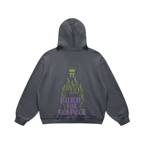 No Mercy 77 Crown Hoodie - CARBON GRAY — hover