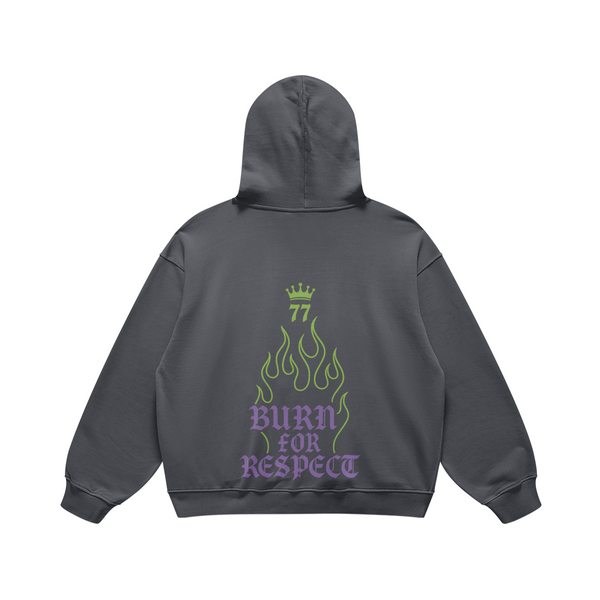 No Mercy 77 Crown Hoodie - CARBON GRAY — hover