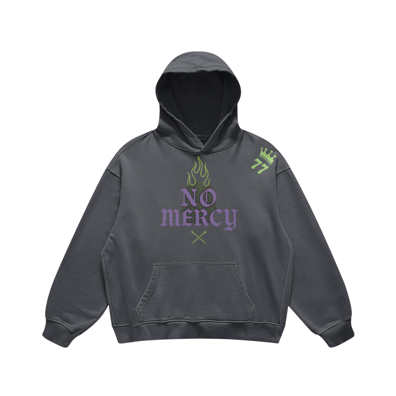 No Mercy 77 Crown Hoodie - CARBON GRAY