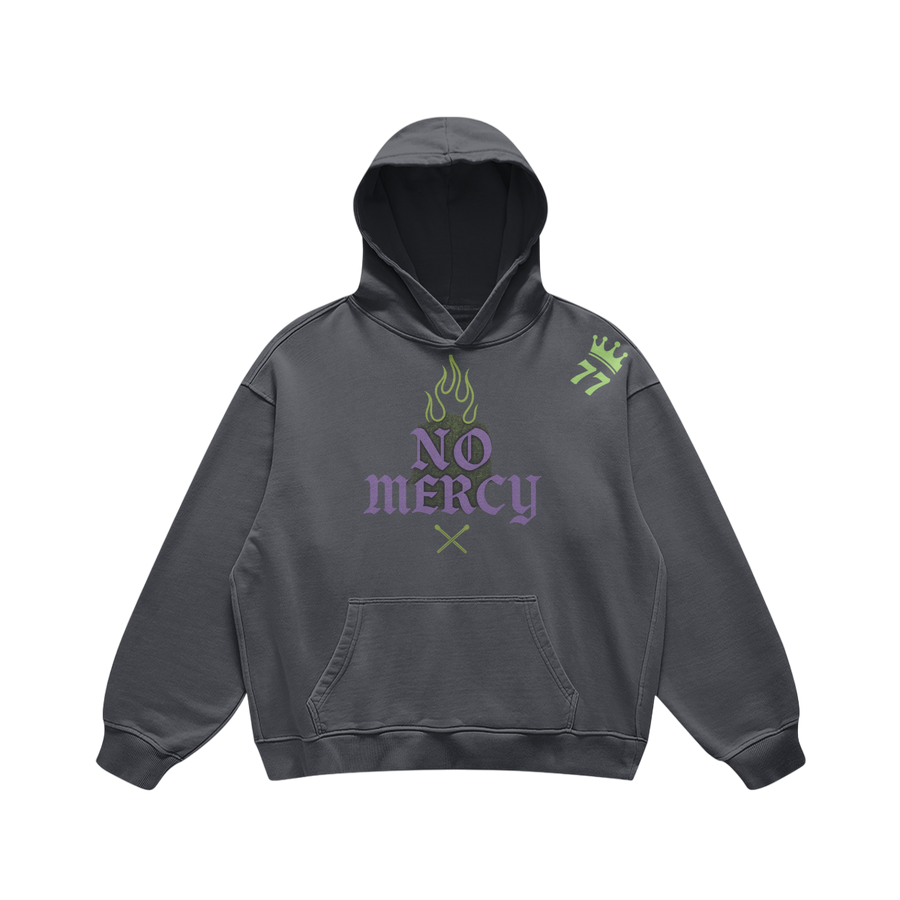 No Mercy 77 Crown Hoodie - CARBON GRAY