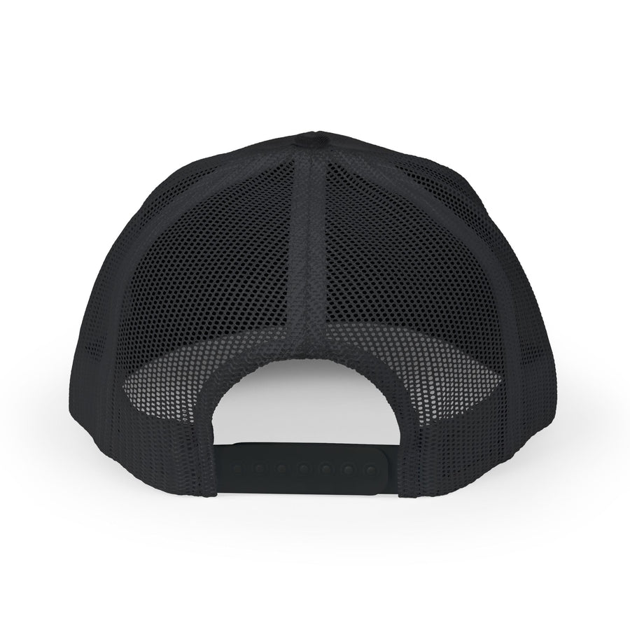 No Saints Black Snapback Trucker Cap